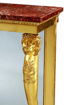 Regency Giltwood Console Table
