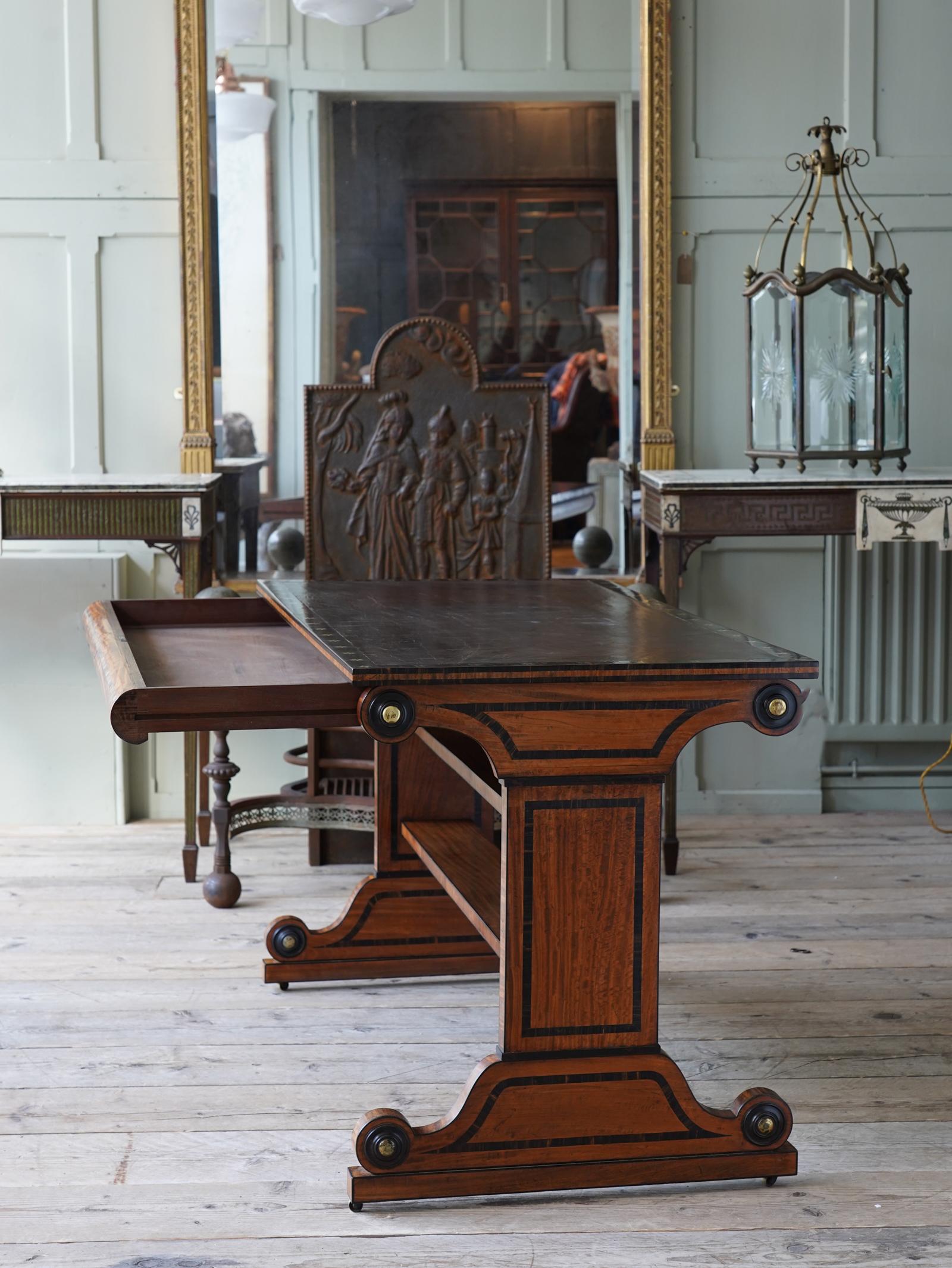 Regency Library Table by George Oakley 5