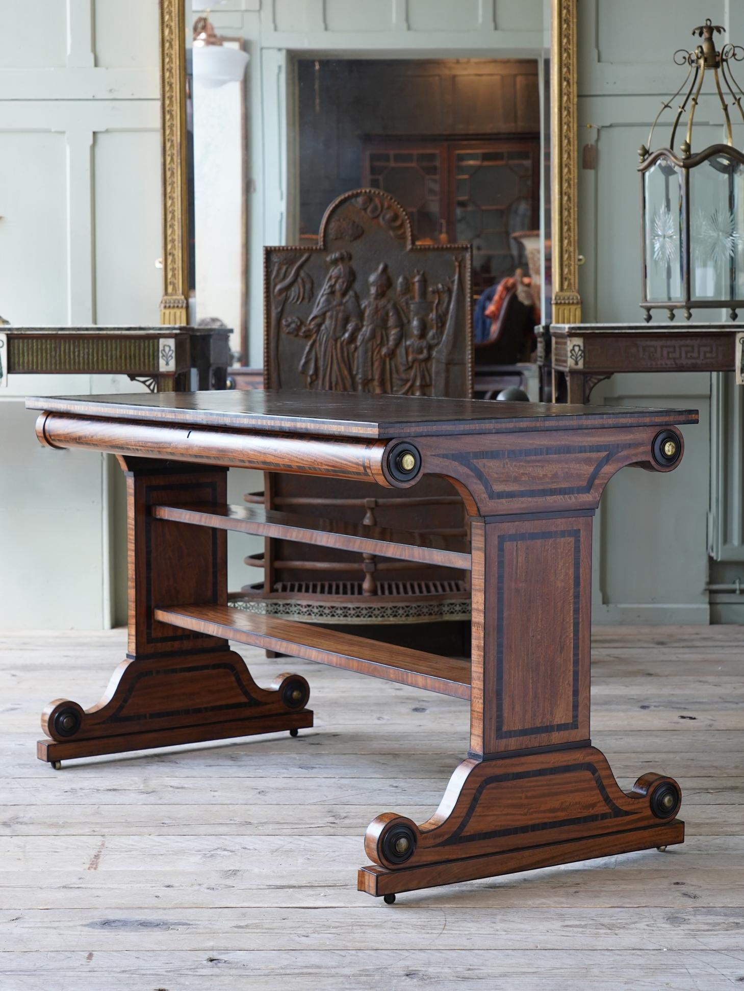 Regency Library Table by George Oakley 1