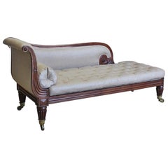 Regency Mahogany Day Bed, Attributed to Gillows of Lancaster
