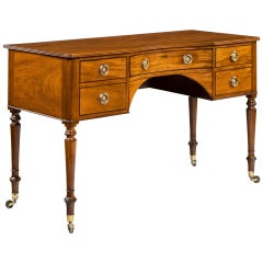 Antique Regency Mahogany Dressing Table Attributed to Gillows