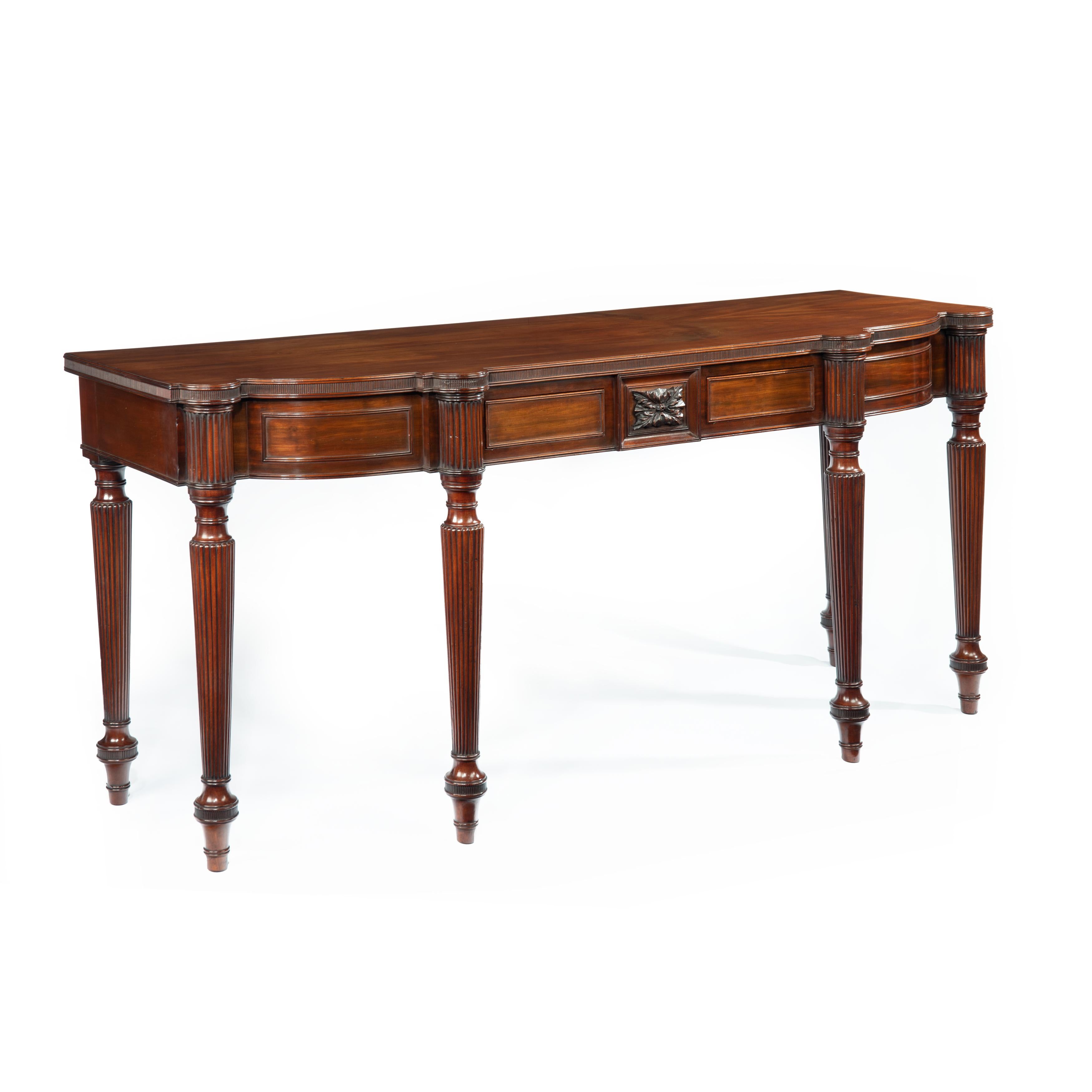 Regency Mahogany Serving Table Attributed to Gillows 2