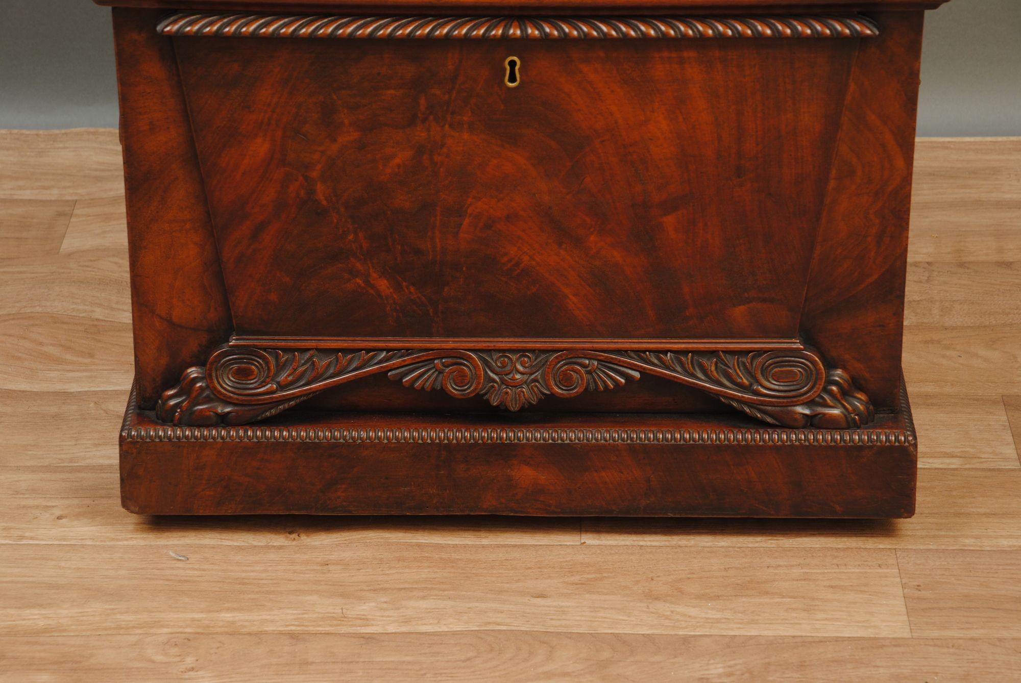 European A Regency Mahogany Wine Cooler For Sale