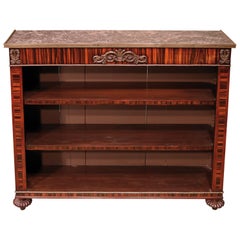 Regency Period Coromandel Open Bookcase