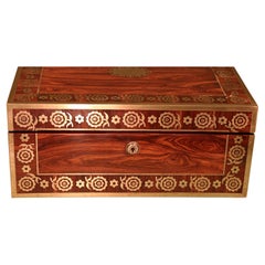 Regency Period Kingwood and Brass Box