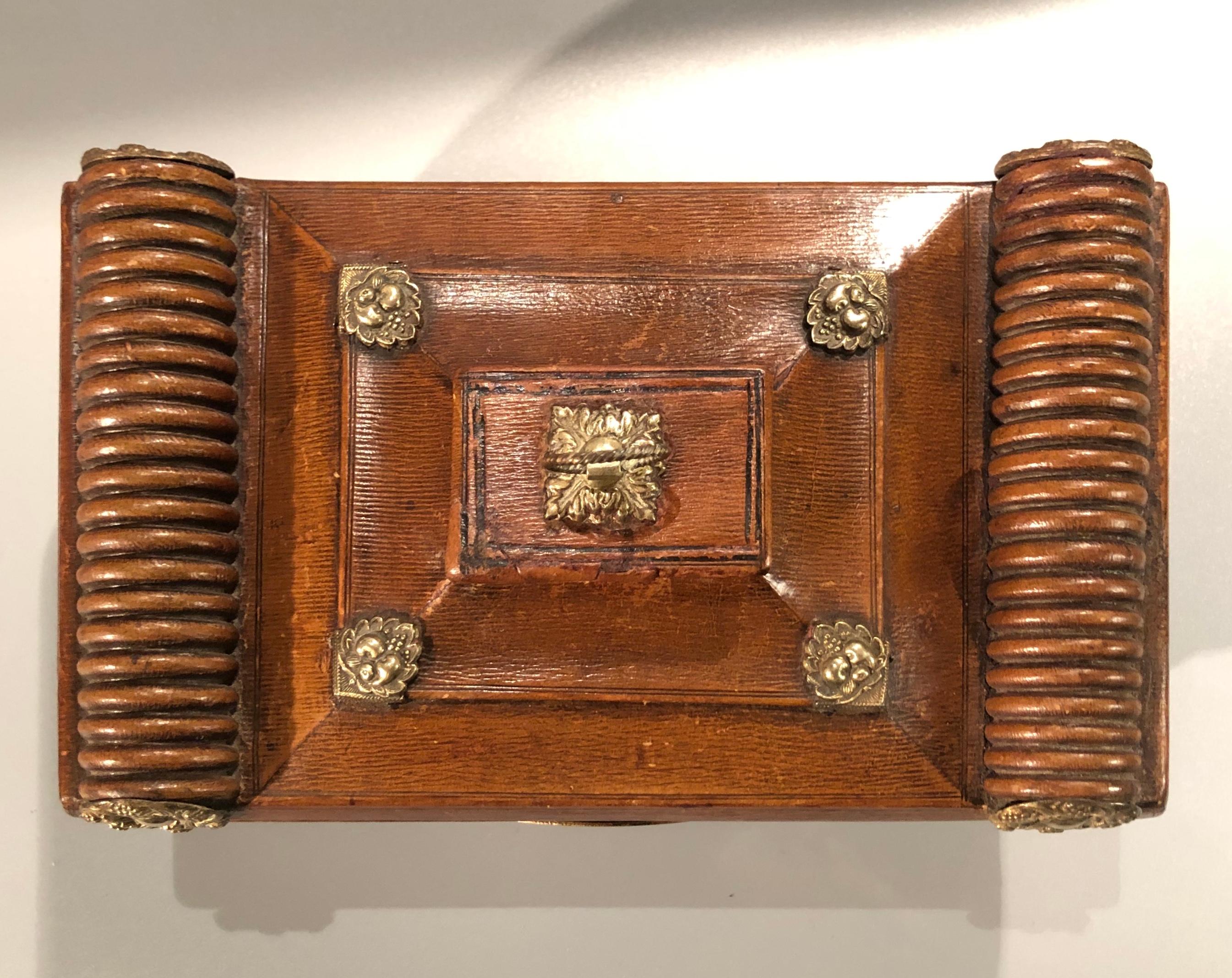Other Regency Period Leather Sewing Casket