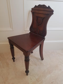 Regency Period Mahogany Hall Chair