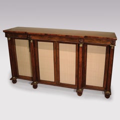 Regency Period Rosewood Breakfront Chiffonier