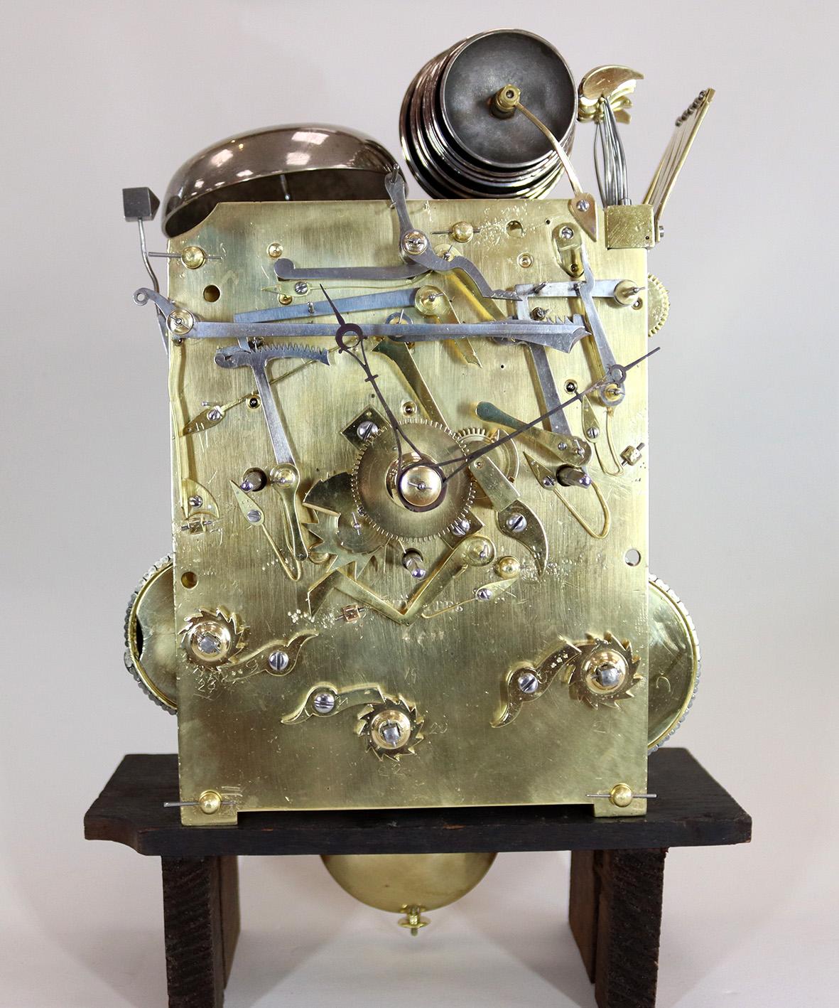 A Regency Quarter Chiming Bracket Clock 3