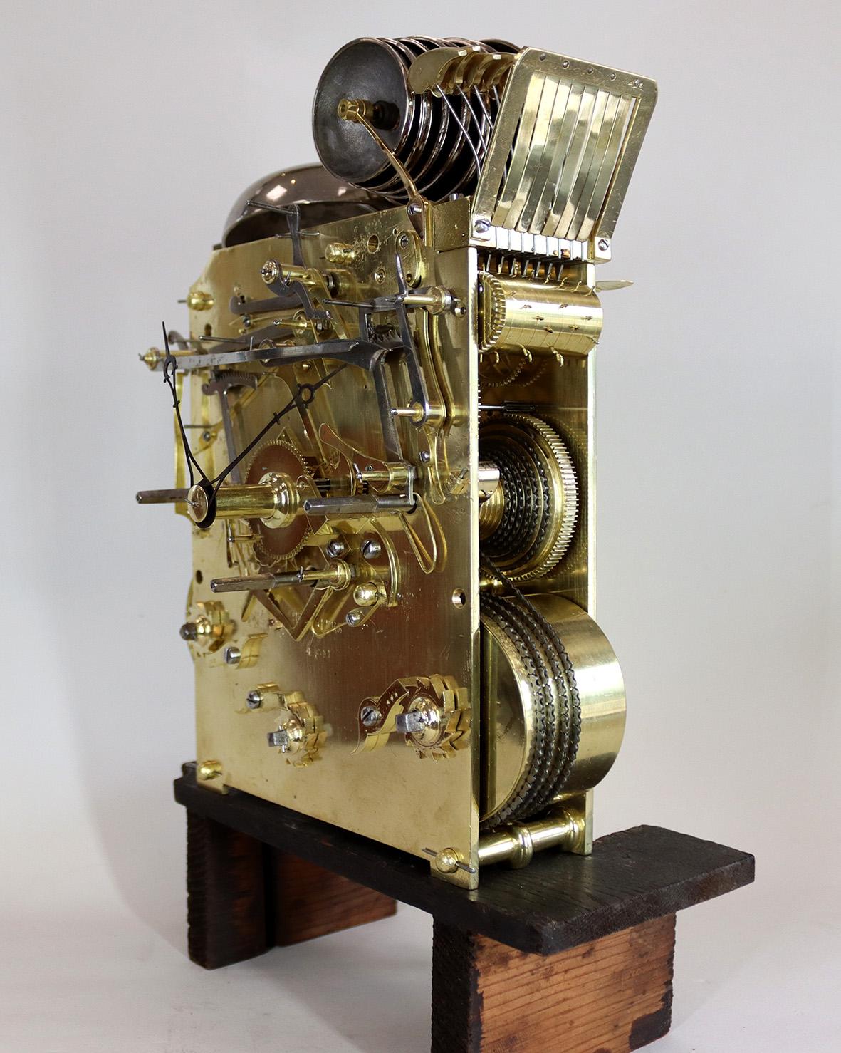 A Regency Quarter Chiming Bracket Clock 4