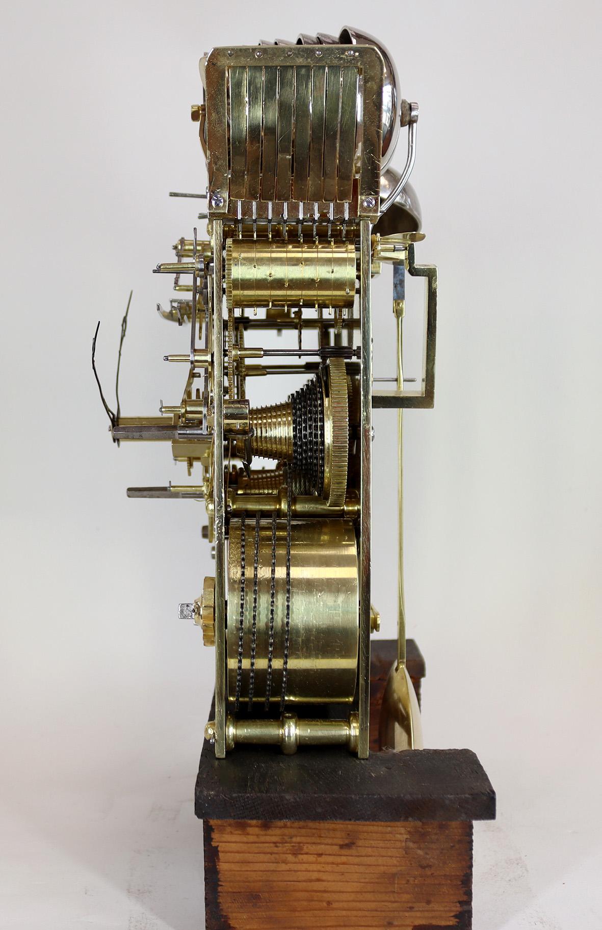 A Regency Quarter Chiming Bracket Clock 5