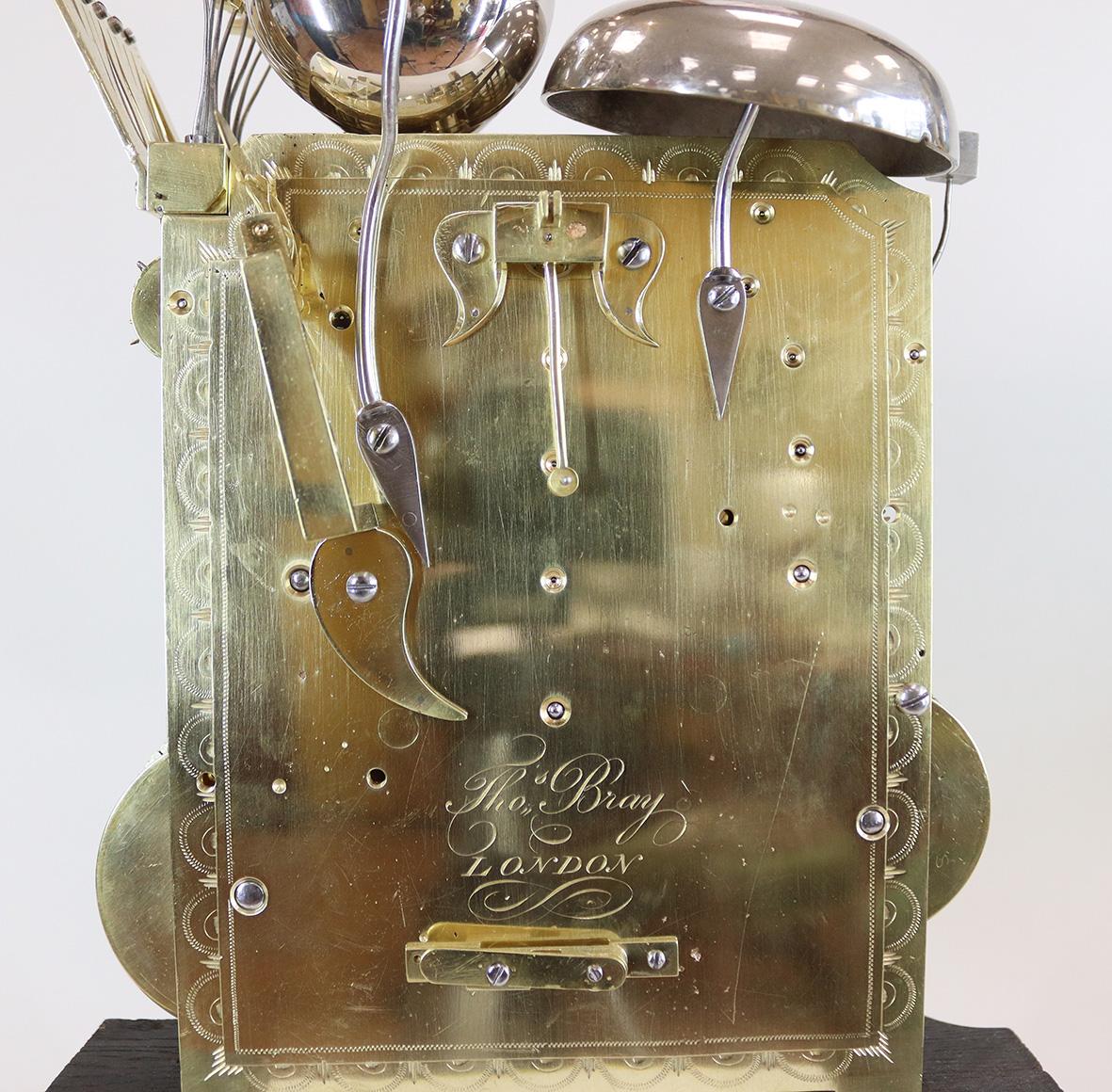 A Regency Quarter Chiming Bracket Clock 7