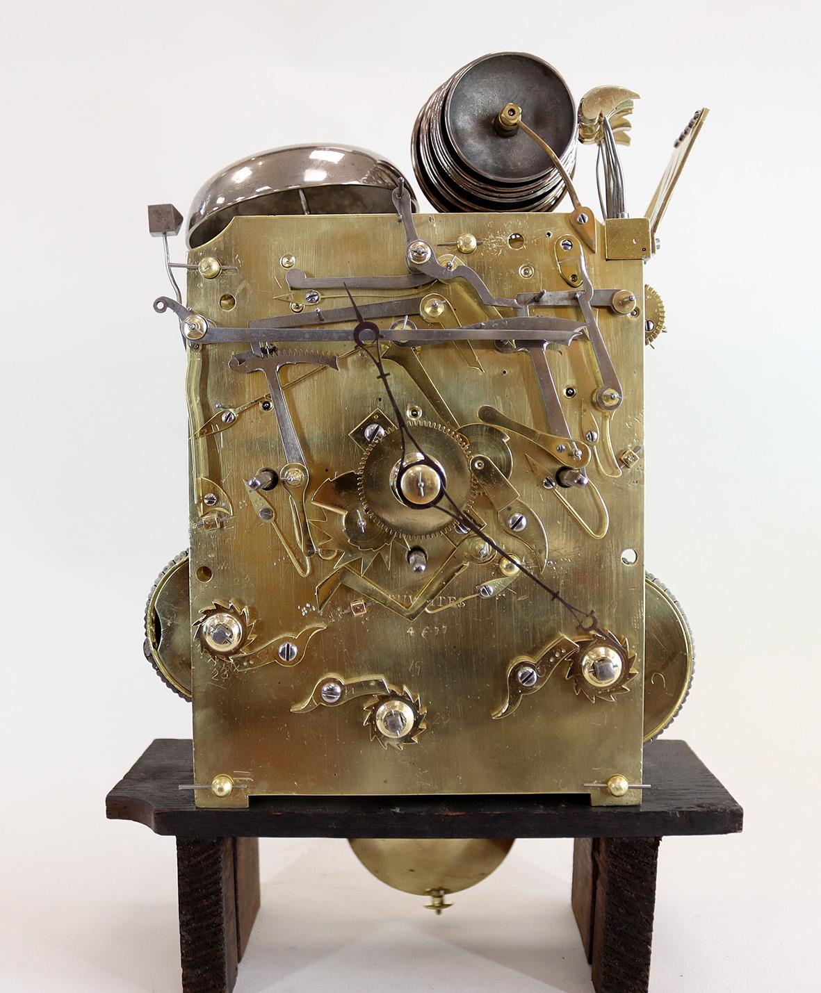 A Regency Quarter Chiming Bracket Clock 10