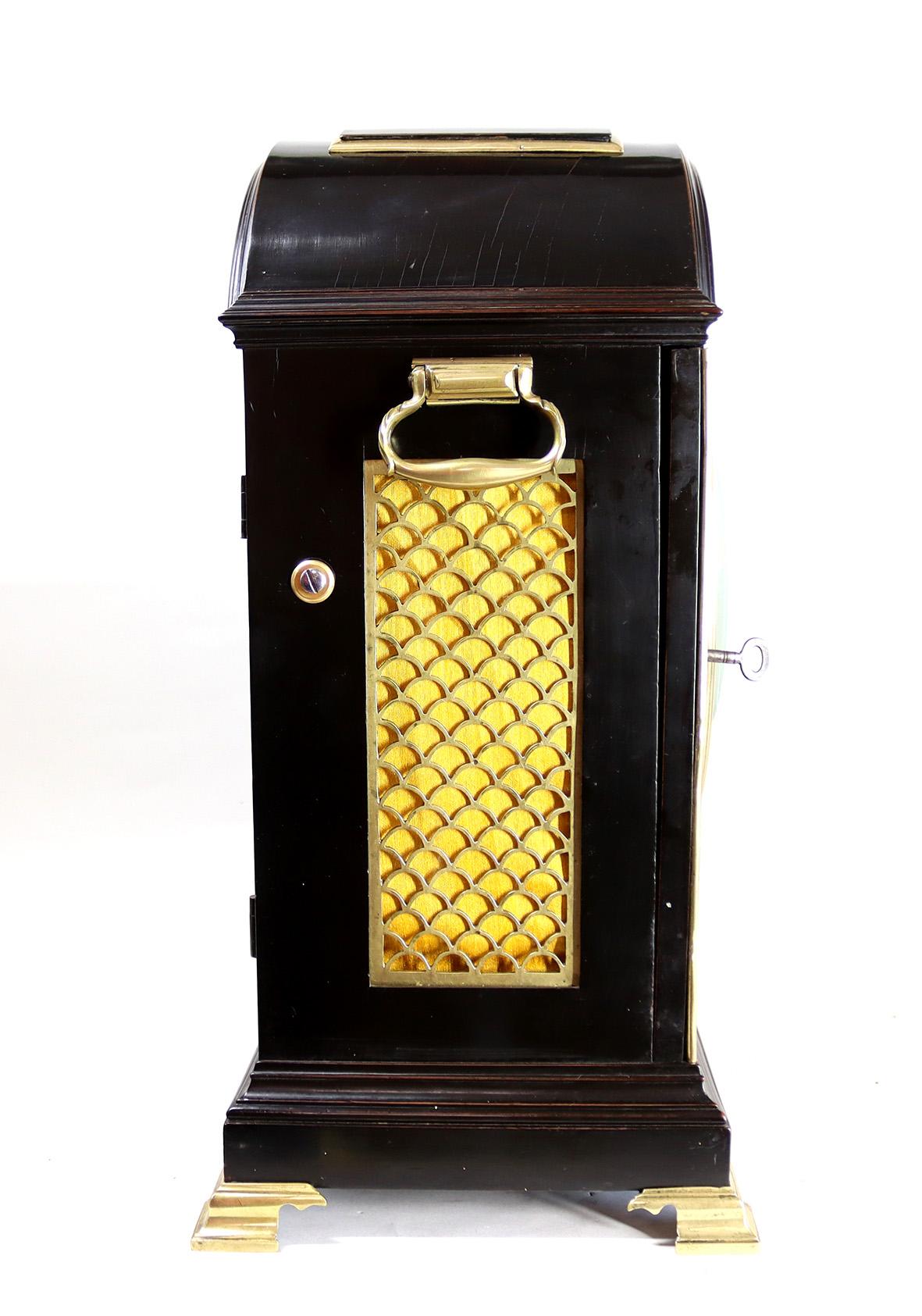 A Regency Quarter Chiming Bracket Clock 1