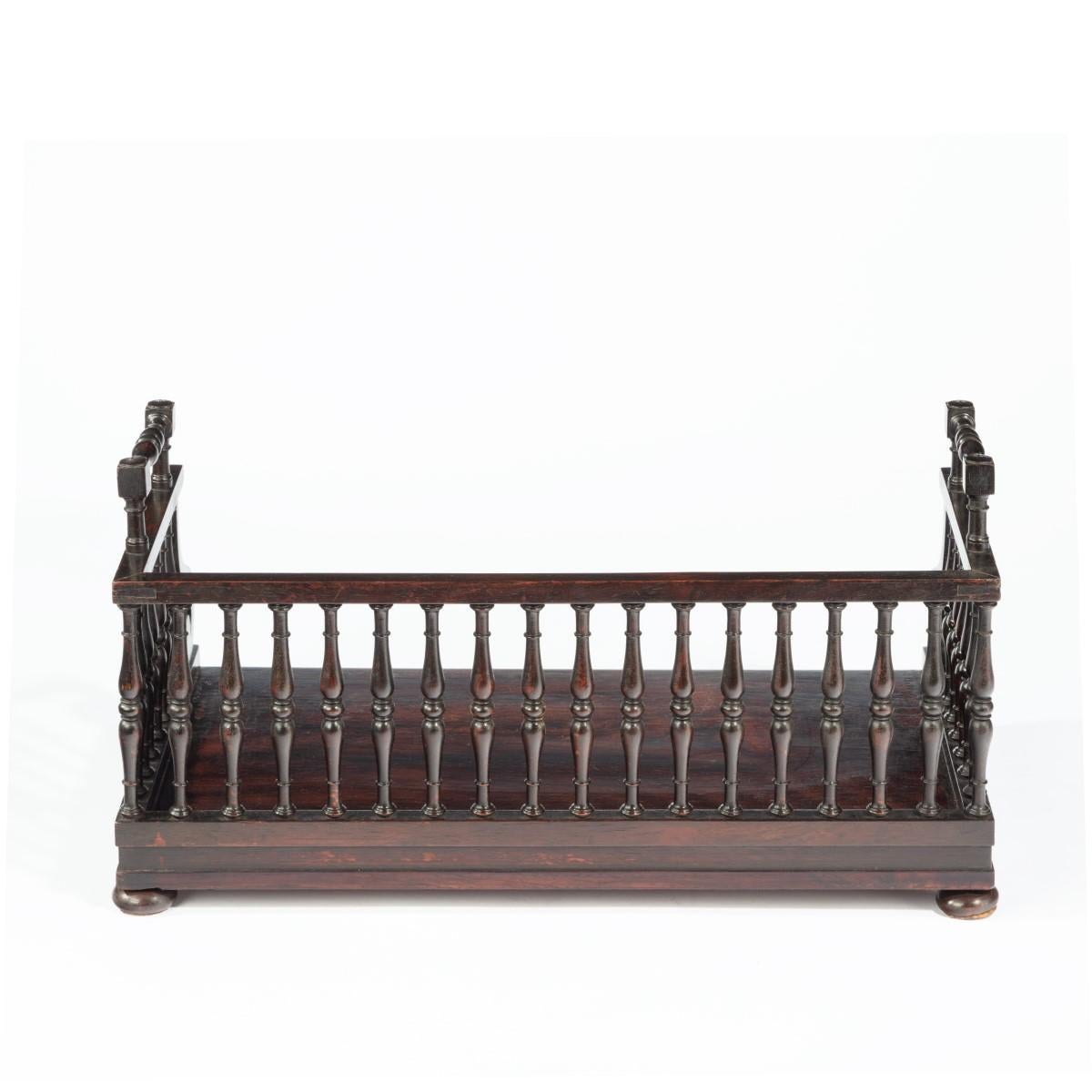 Regency Rosewood Book Tray Attributed to Gillows For Sale 2