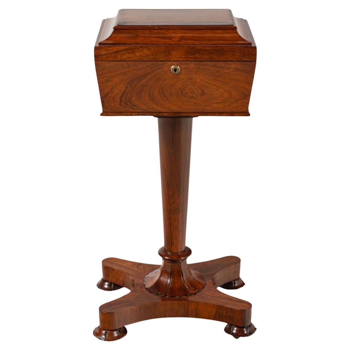 A Regency Rosewood Tea Poy Second Quarter 19th Century, Great Drinks Table.