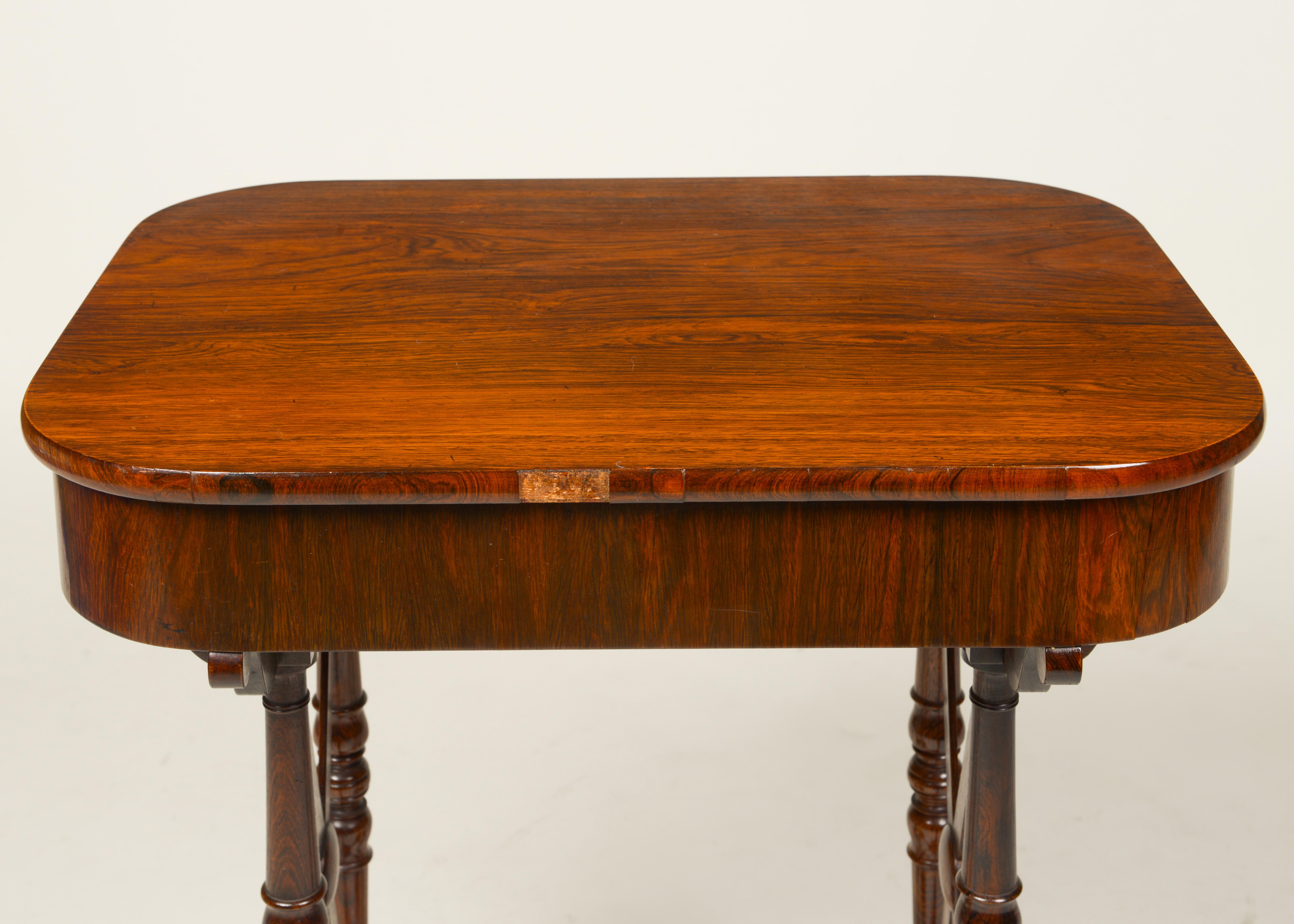 A Regency Rosewood Work Table, Circa 1820 For Sale 4
