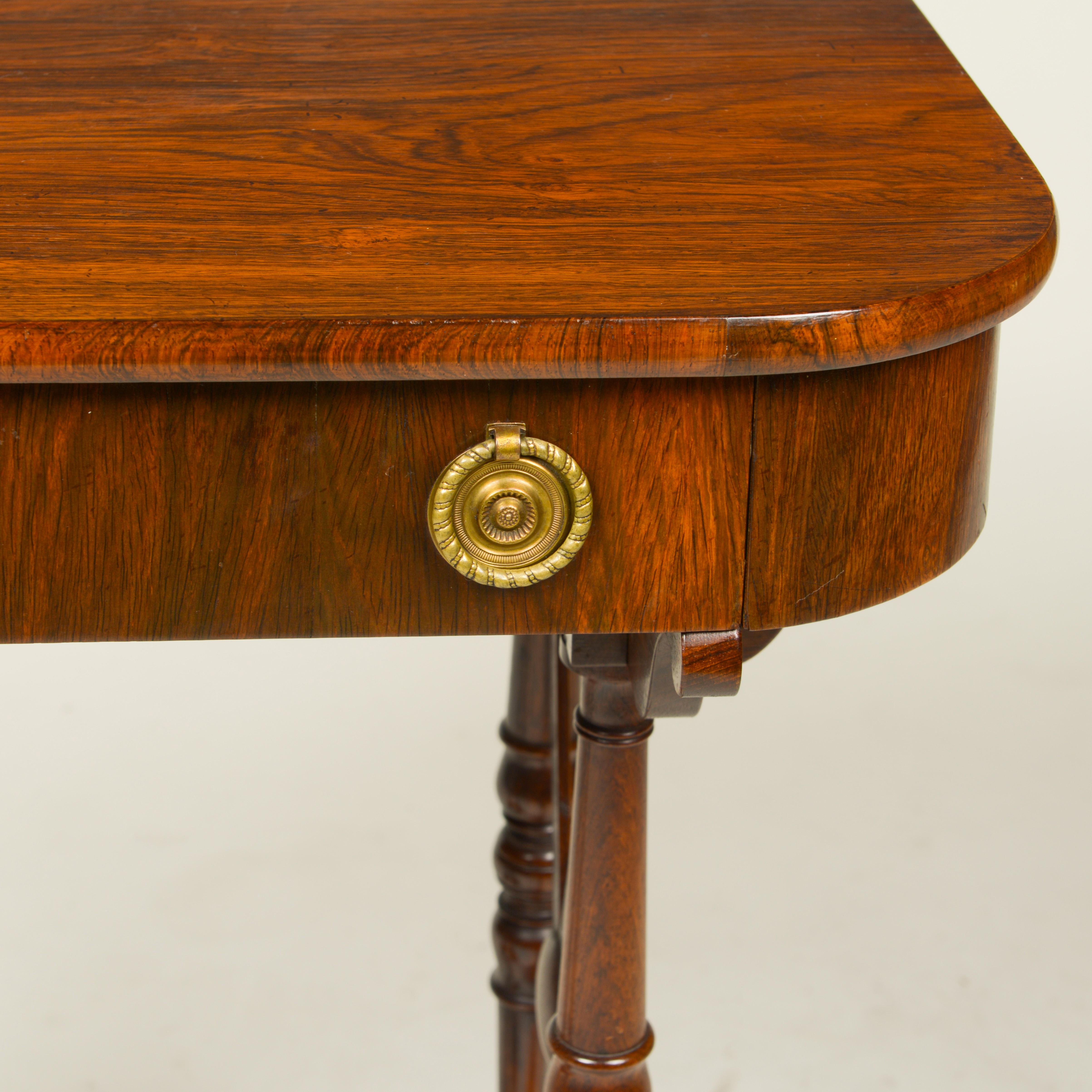 A Regency Rosewood Work Table, Circa 1820 For Sale 1