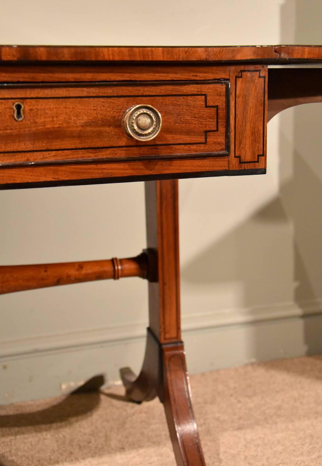 A Regency Sofa Table Provenance Florence Nightingale 1