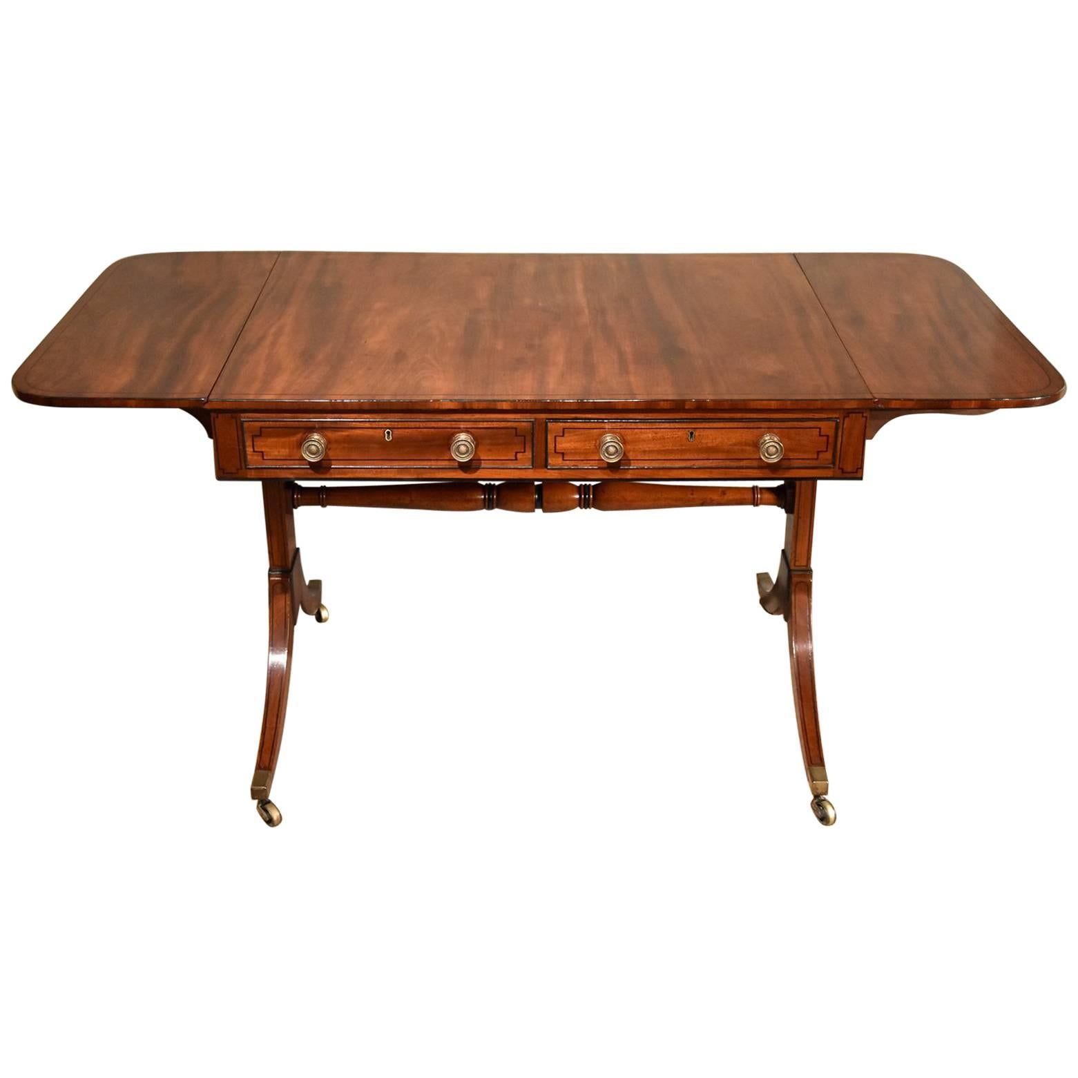A Regency Sofa Table Provenance Florence Nightingale
