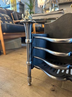 A Regency Style  Antique English Fire Grate Fire Basket