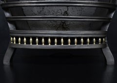 Regency Style Cast Iron Firebasket