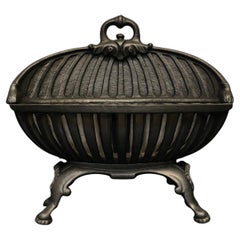 Antique A Regency Style Cast Iron Firegrate