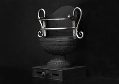 Regency Style Cast Iron Urn Grate