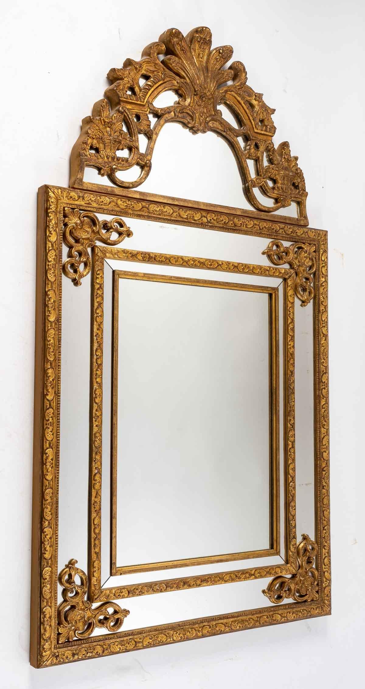 Regency Style Gilt Stucco Mirror 2