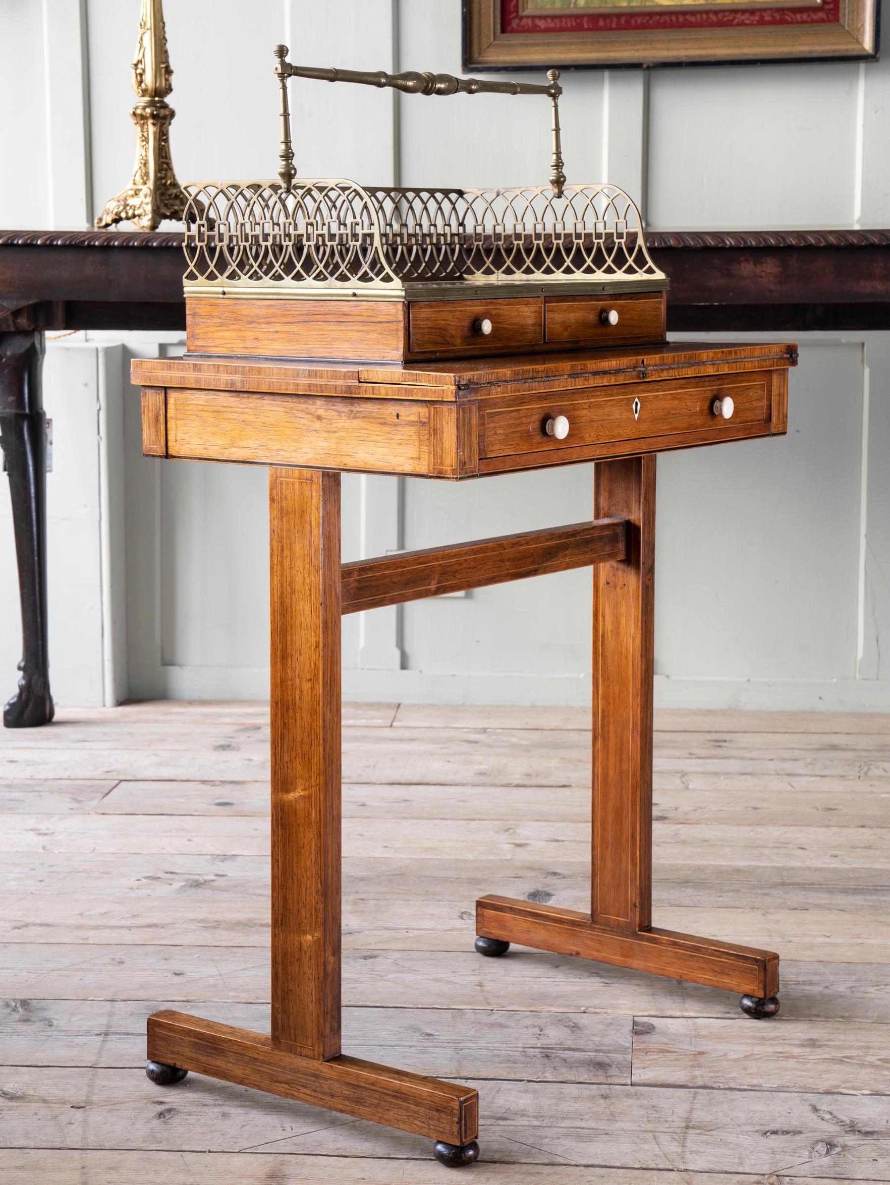 Regency Writing Desk Attributed to John McLean & Son 4