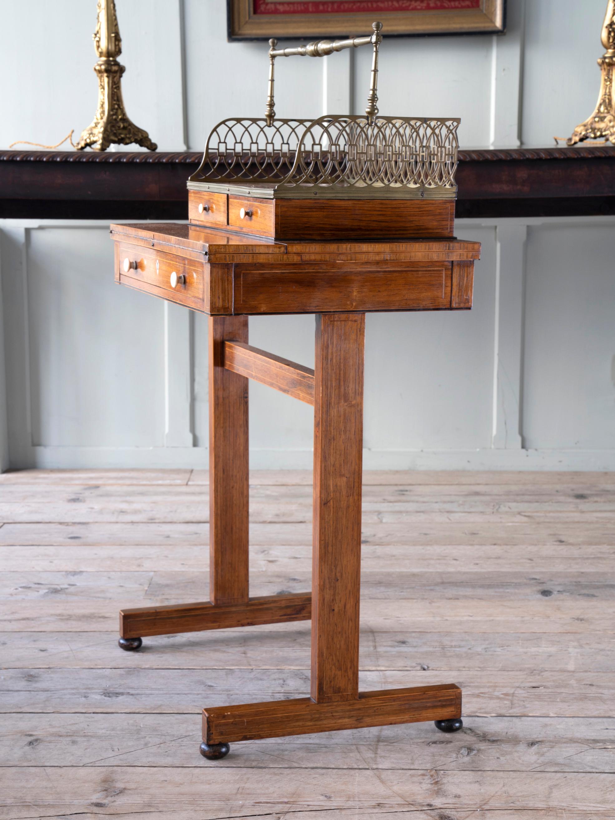 Regency Writing Desk Attributed to John McLean & Son 2