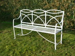 Regency Wrought Iron Garden Seat
