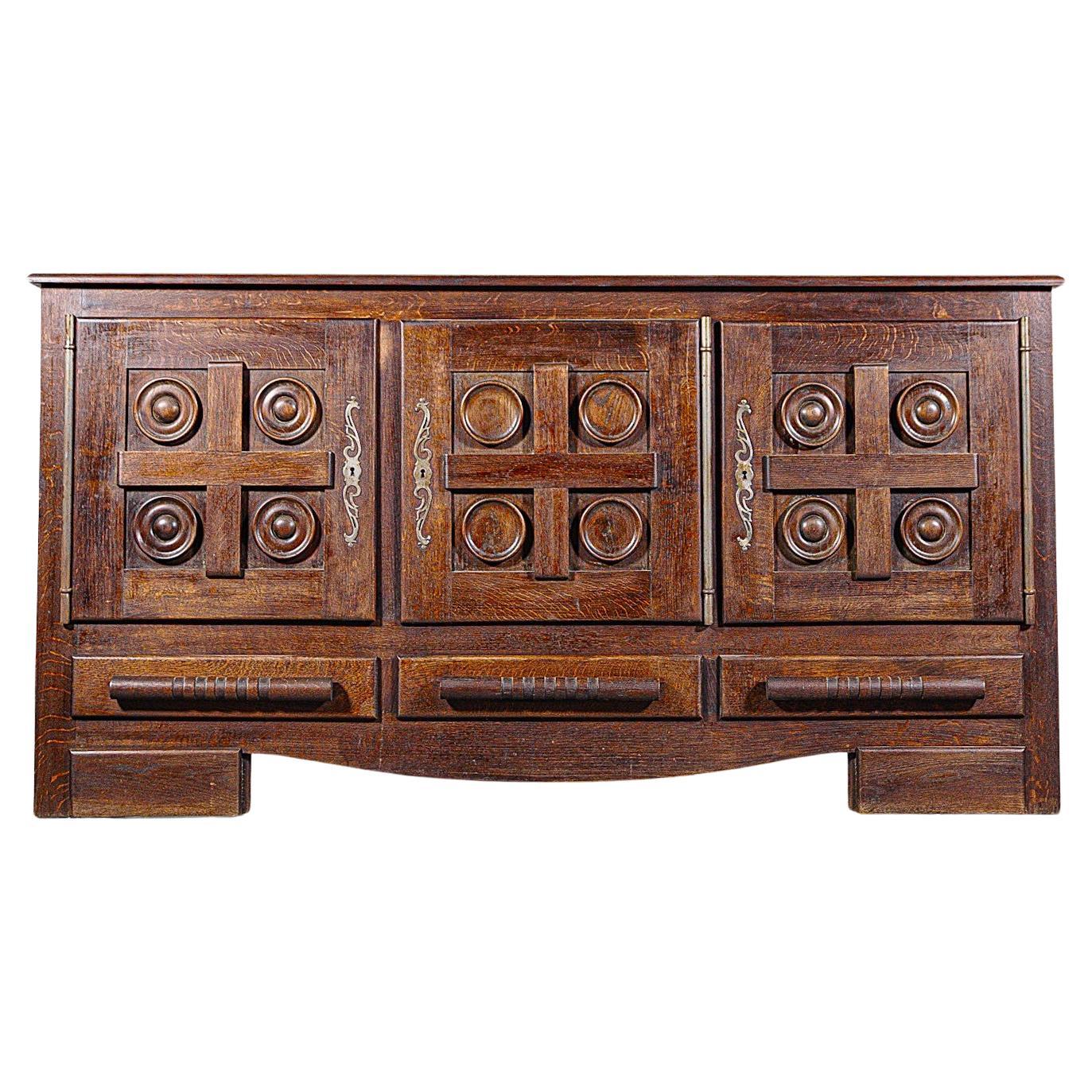 A Regionalist Sideboard by Victor Courtray France 1940s