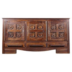 A Regionalist Sideboard by Victor Courtray France 1940s
