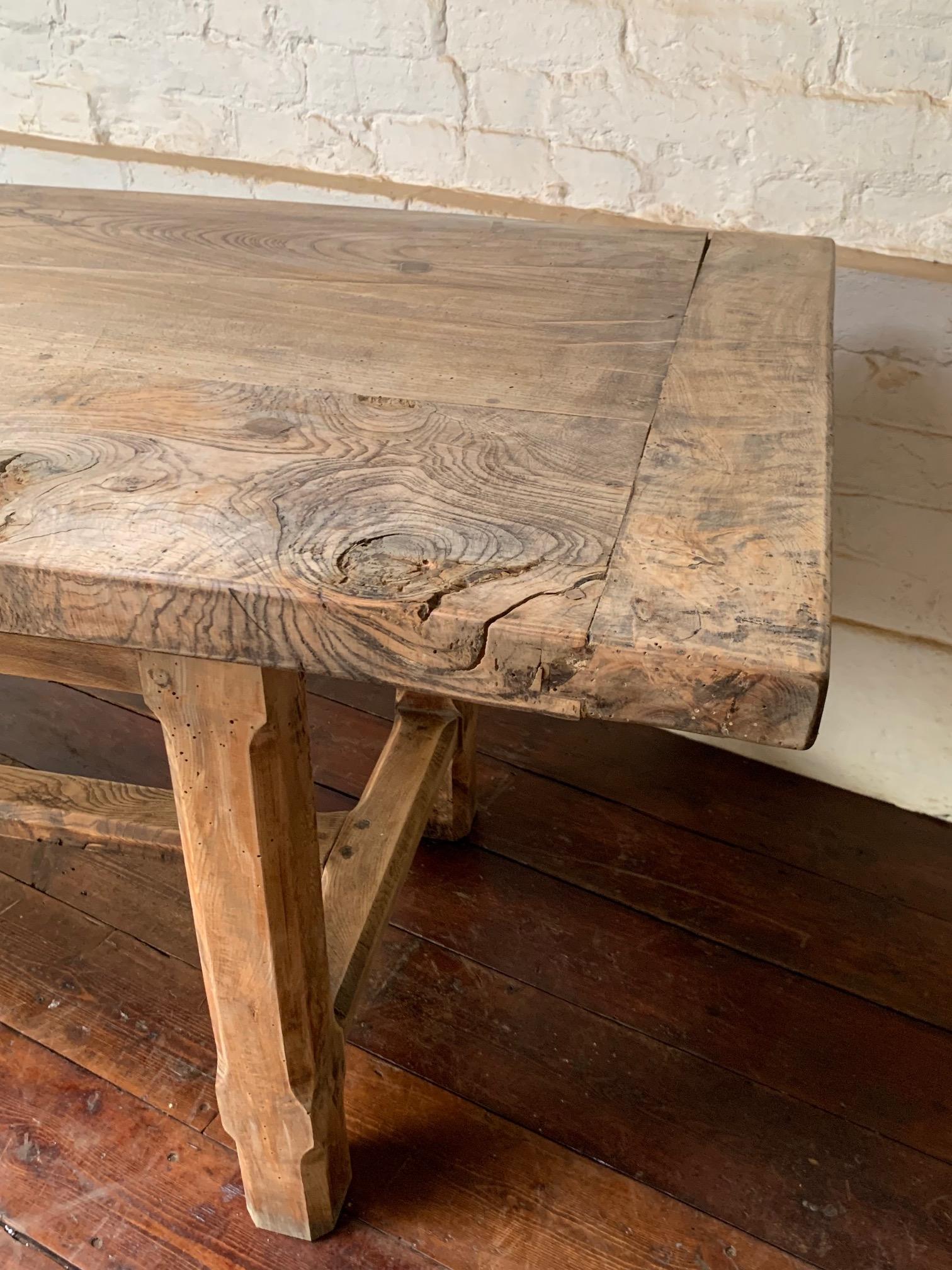 A Remarkable Late 18th Century French Burr Elm Table, (6-8 seater) 7