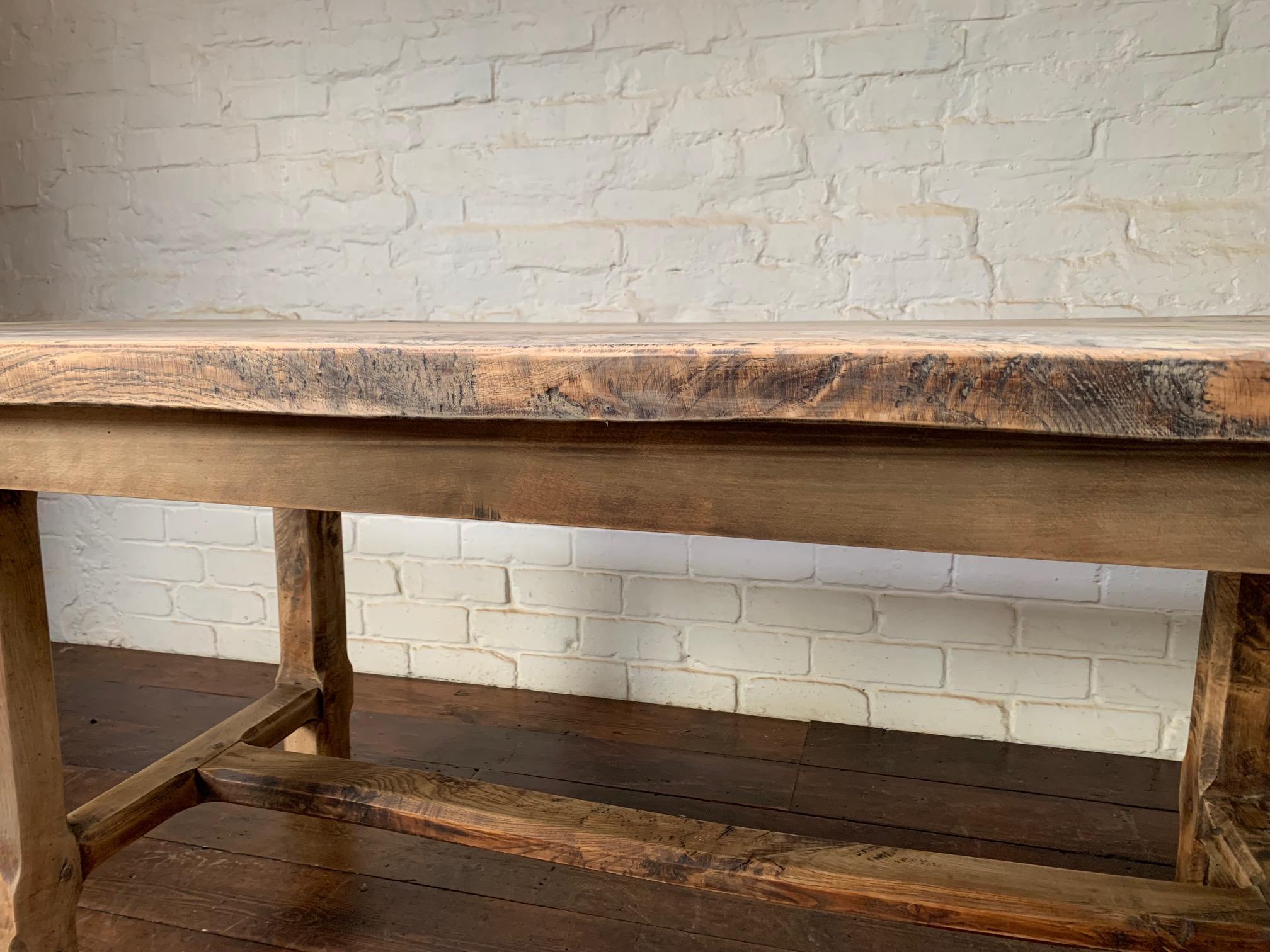 A Remarkable Late 18th Century French Burr Elm Table, (6-8 seater) 11
