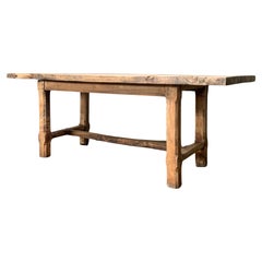 A Remarkable Late 18th Century French Burr Elm Table, (6-8 seater)