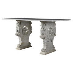 A Renaissance Revival Carved Marble Centre Table