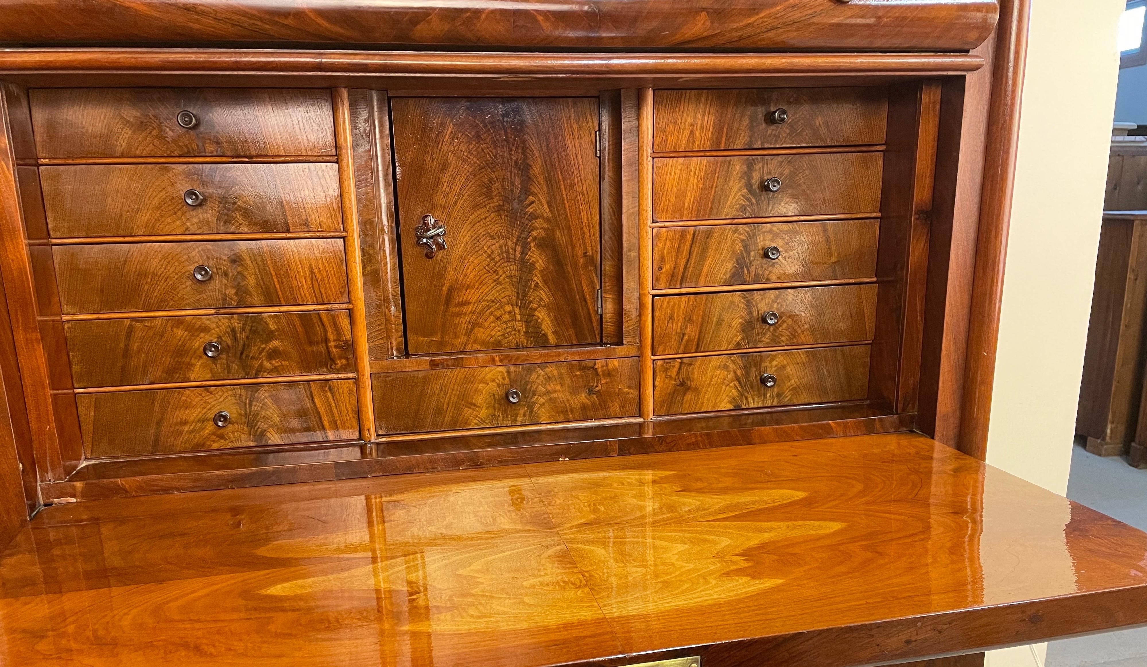 Hand-Crafted Renaissance Revival Secretary For Sale