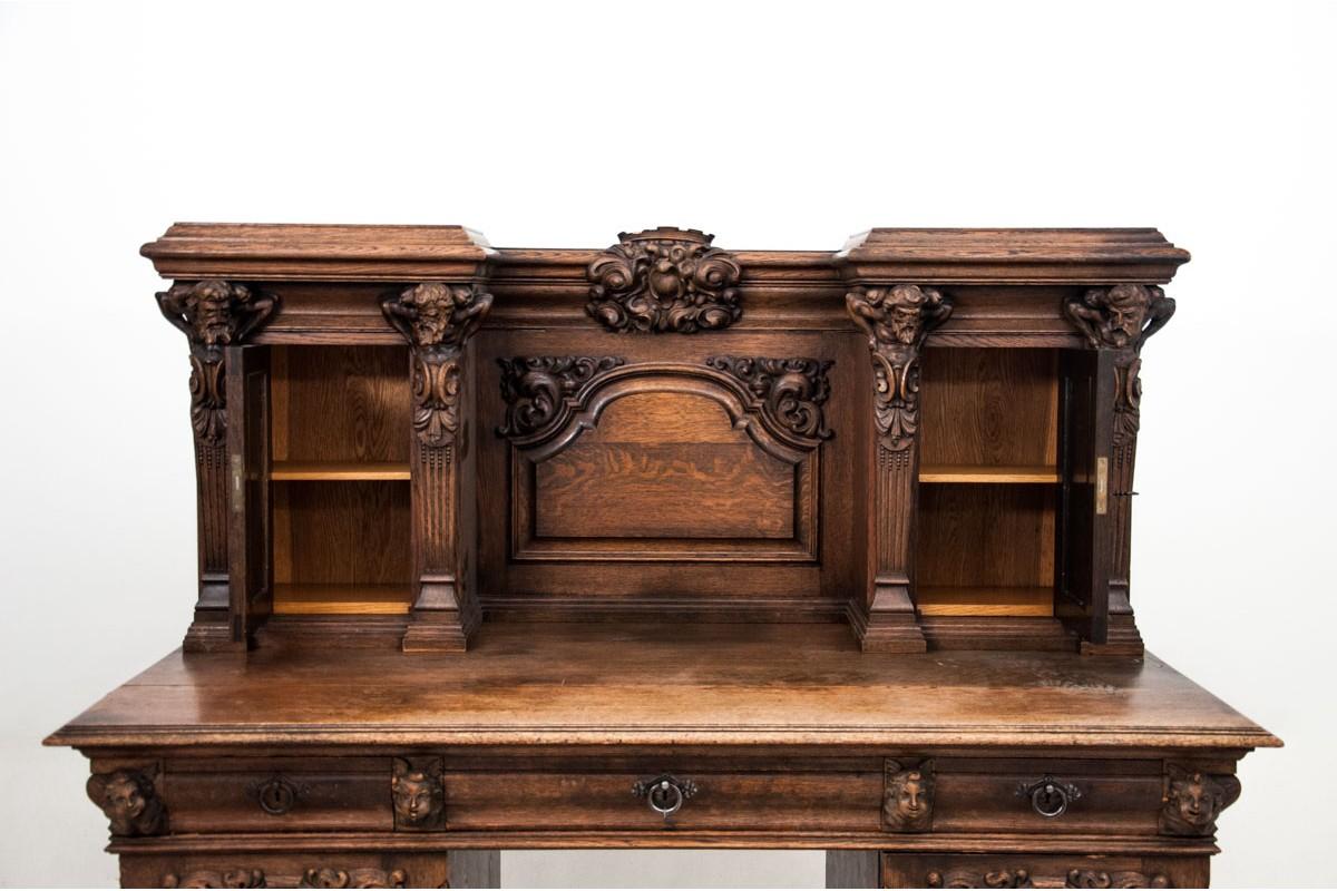 Renaissance Style Desk from the Late 19th Century 9