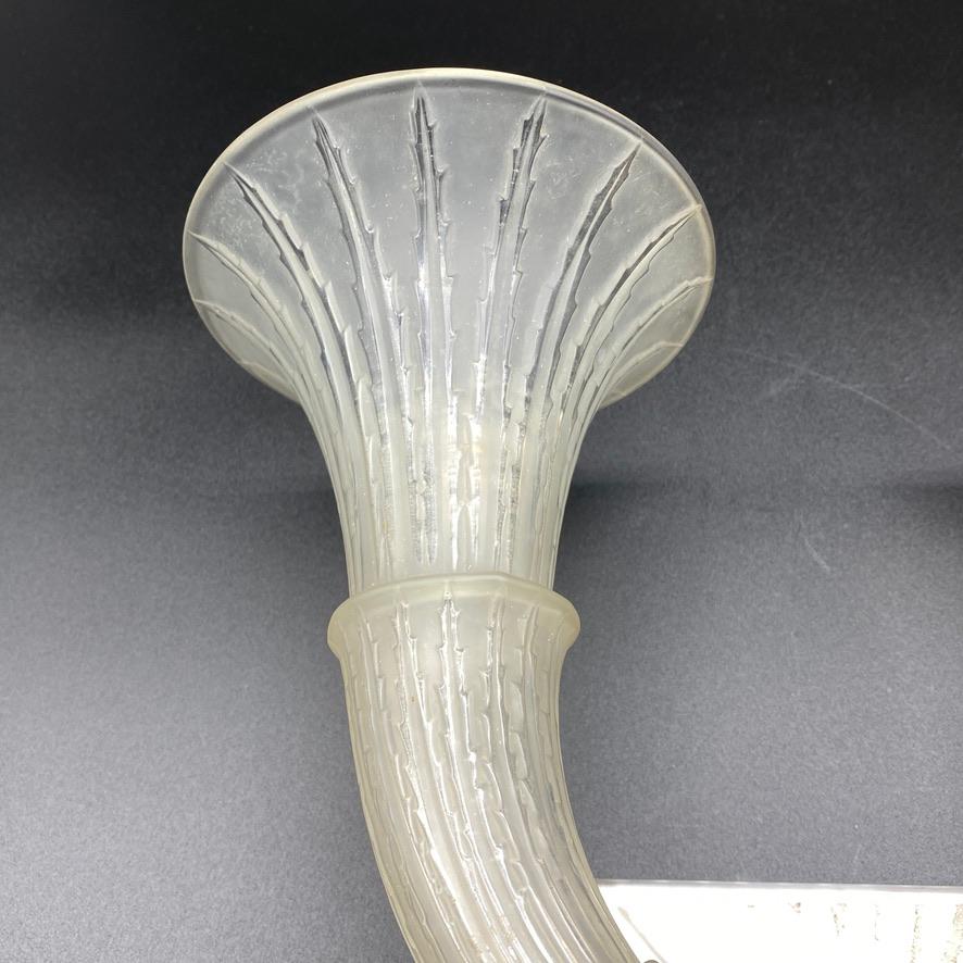 Glass René Lalique Amsterdam Table Lamp