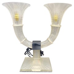 René Lalique Amsterdam Table Lamp