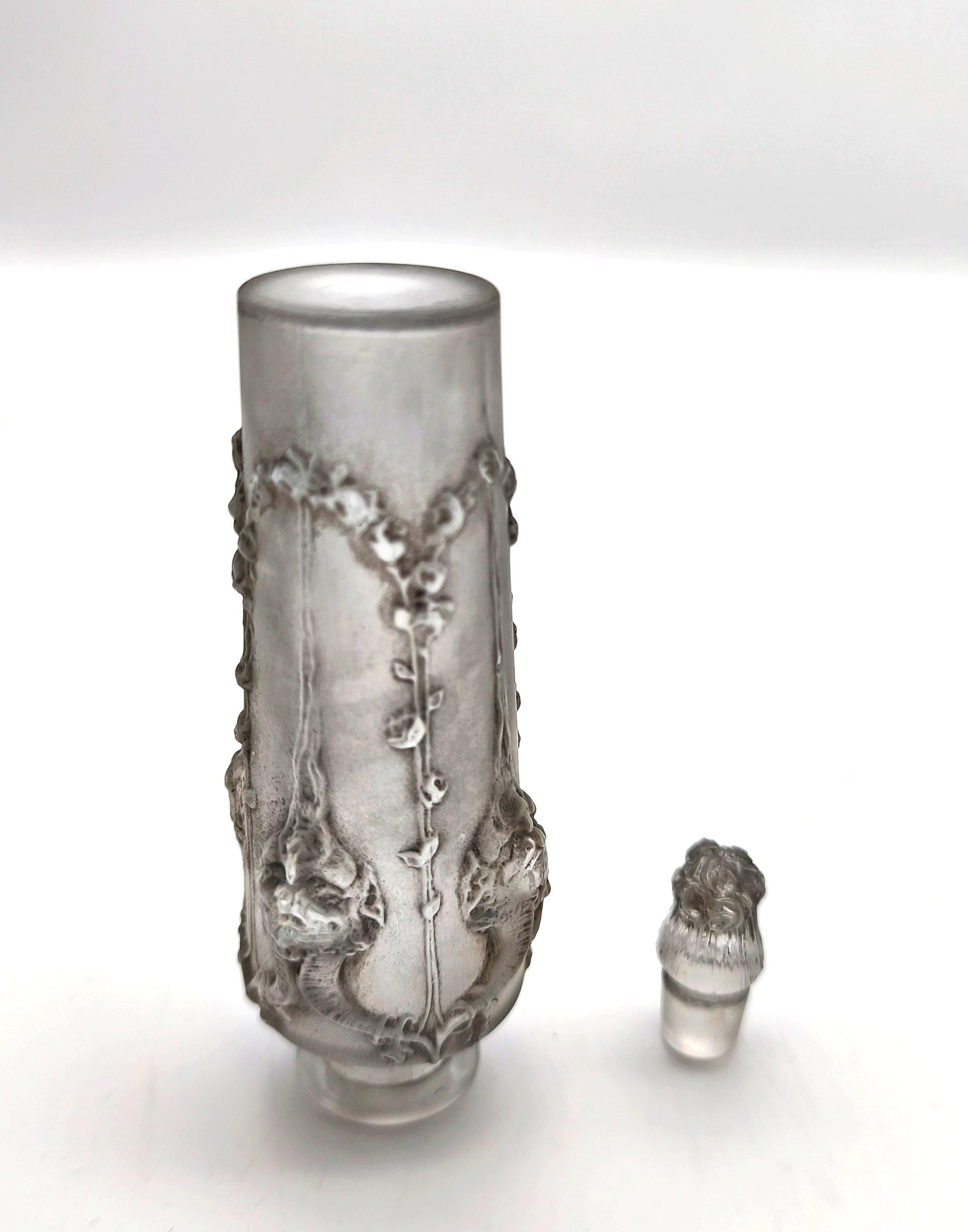 Frasco de perfume de cristal René Lalique 