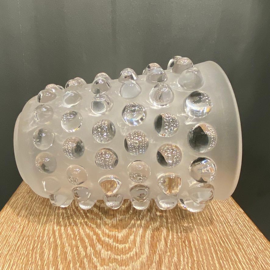 Vase aus Mossi-Glas von Rene Lalique  im Zustand „Hervorragend“ im Angebot in SAINT-OUEN-SUR-SEINE, FR