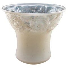 Rene Lalique Opalescent Orleans Vase circa, 1930