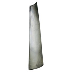 A repoussé stainless steel vase France 1970
