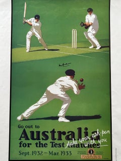 A Reproduction 1932 – 33 ‘Bodyline Tour’ signed Sir Donald Bradman