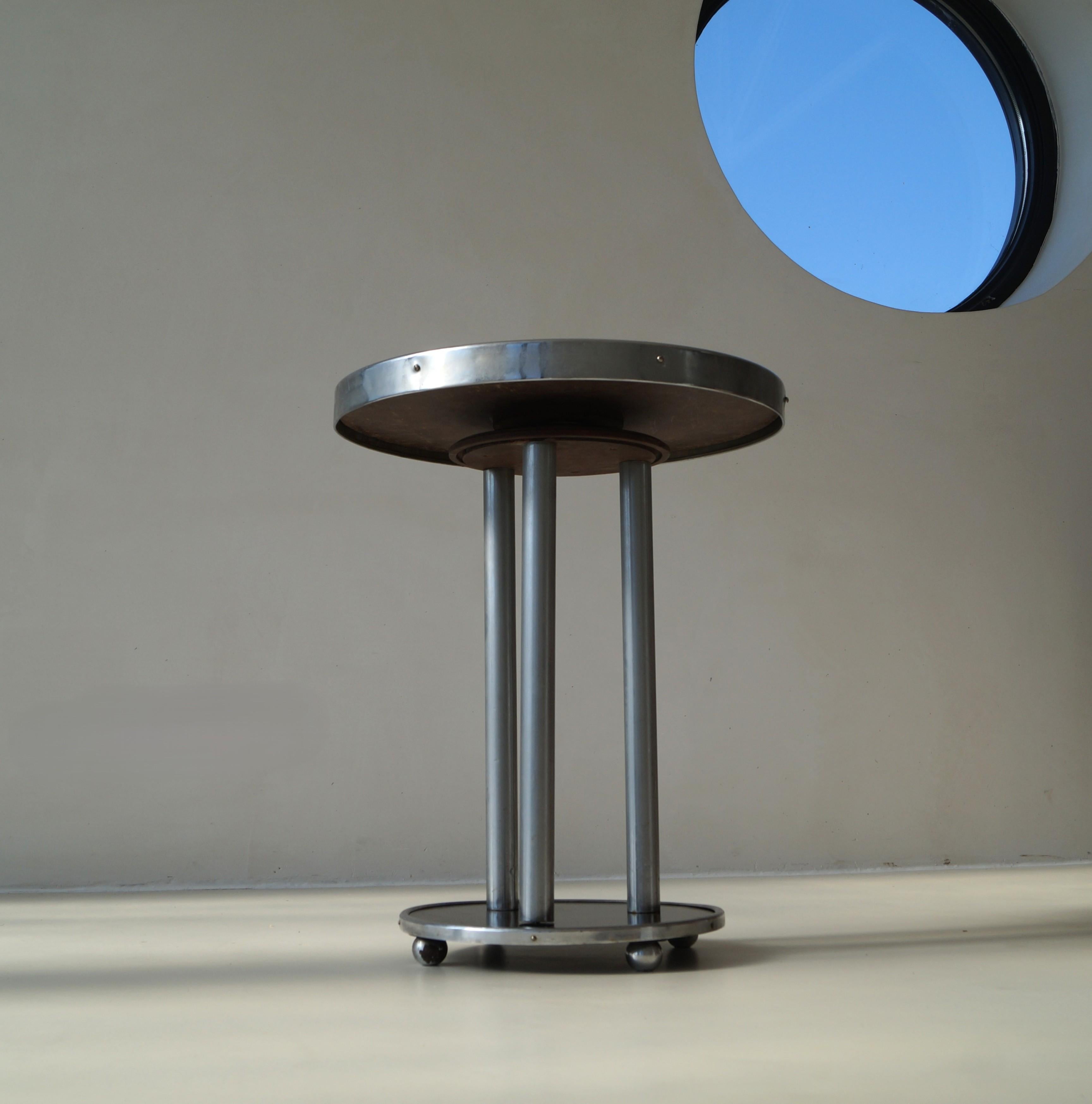 Tavolino girevole, Bauhaus, anni '20-'30, Paesi Bassi in vendita 4