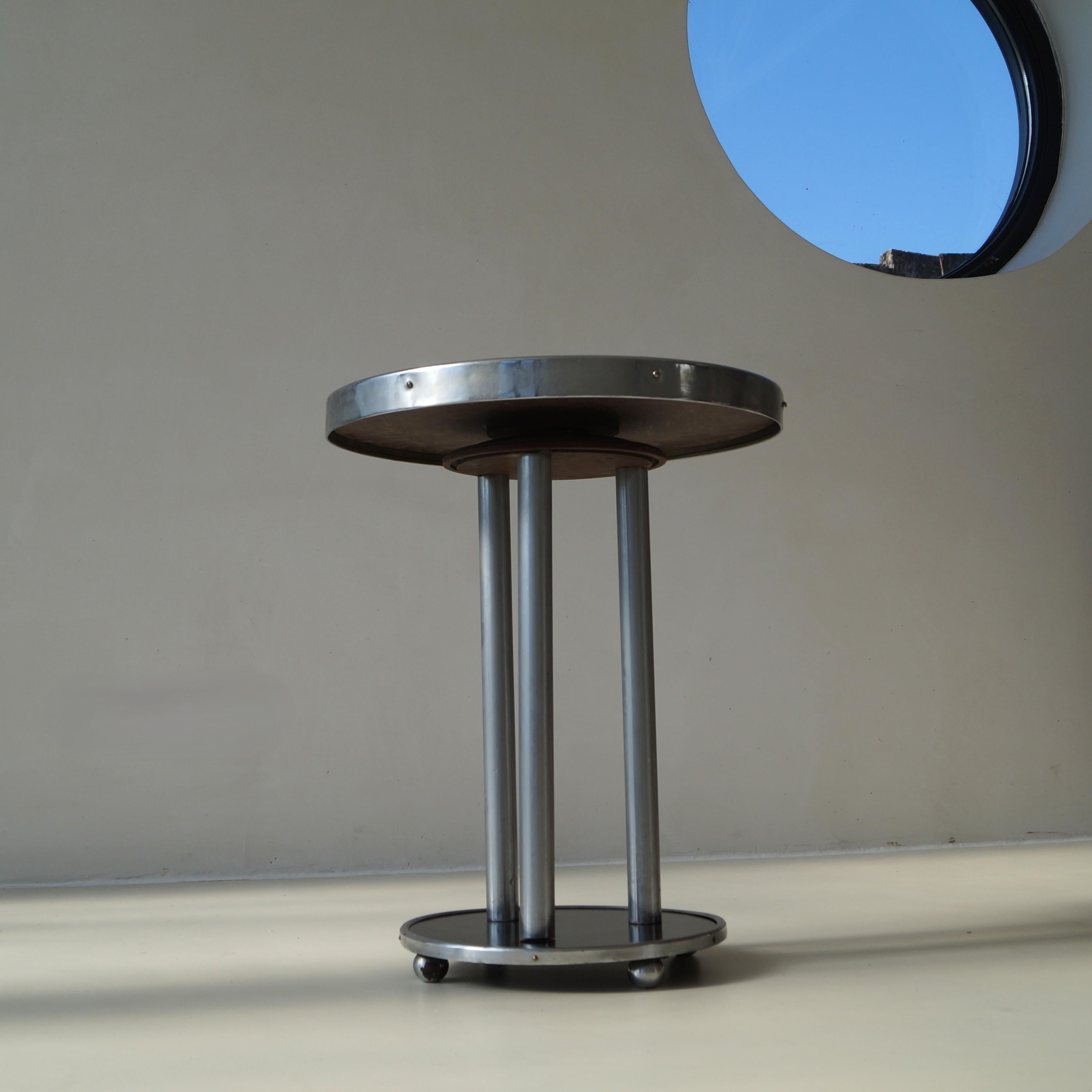 Tavolino girevole, Bauhaus, anni '20-'30, Paesi Bassi in vendita 1
