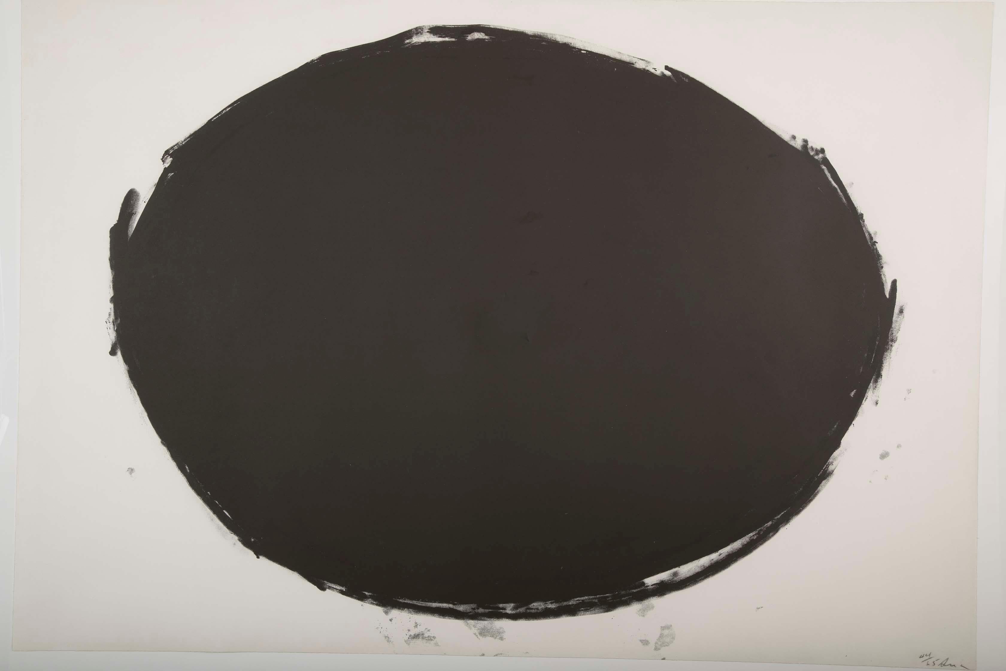 A Richard Serra lithograph titled 